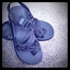 Size 8 black Chaco sandals